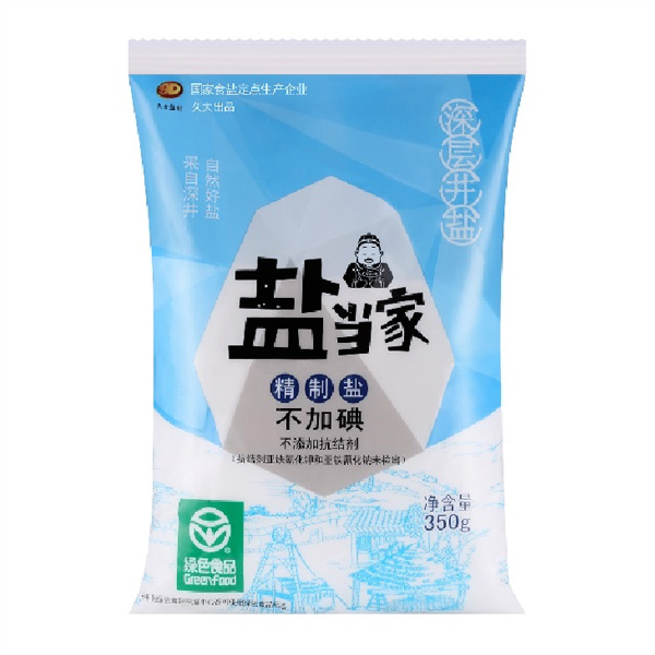 精制鹽不加碘（350g）